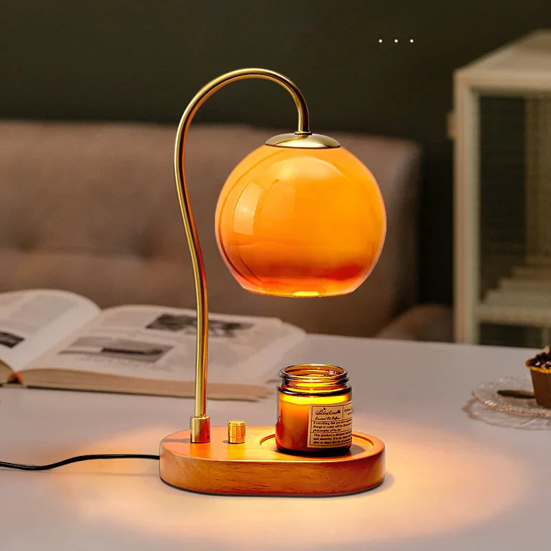 Lampe "Halo d’Ambre"