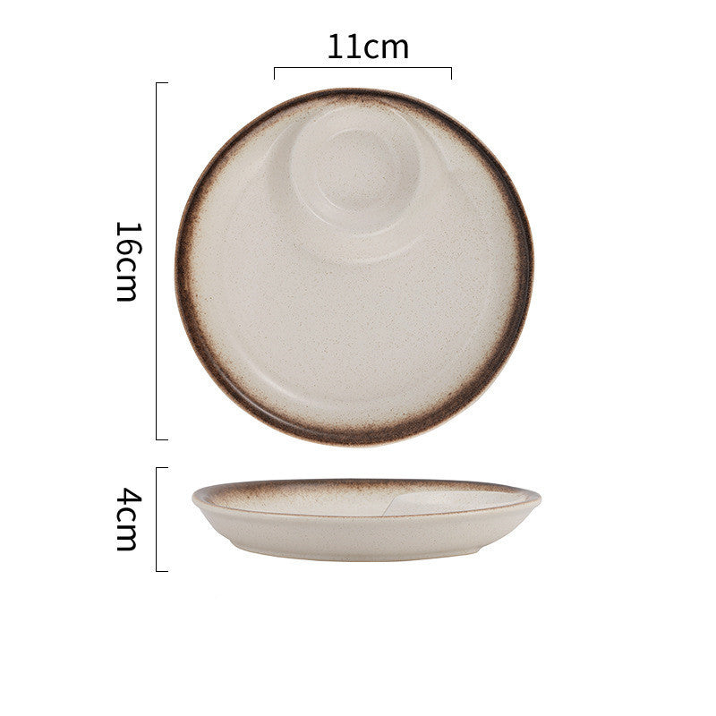 Assiette en Porcelaine Finition Sous-émail