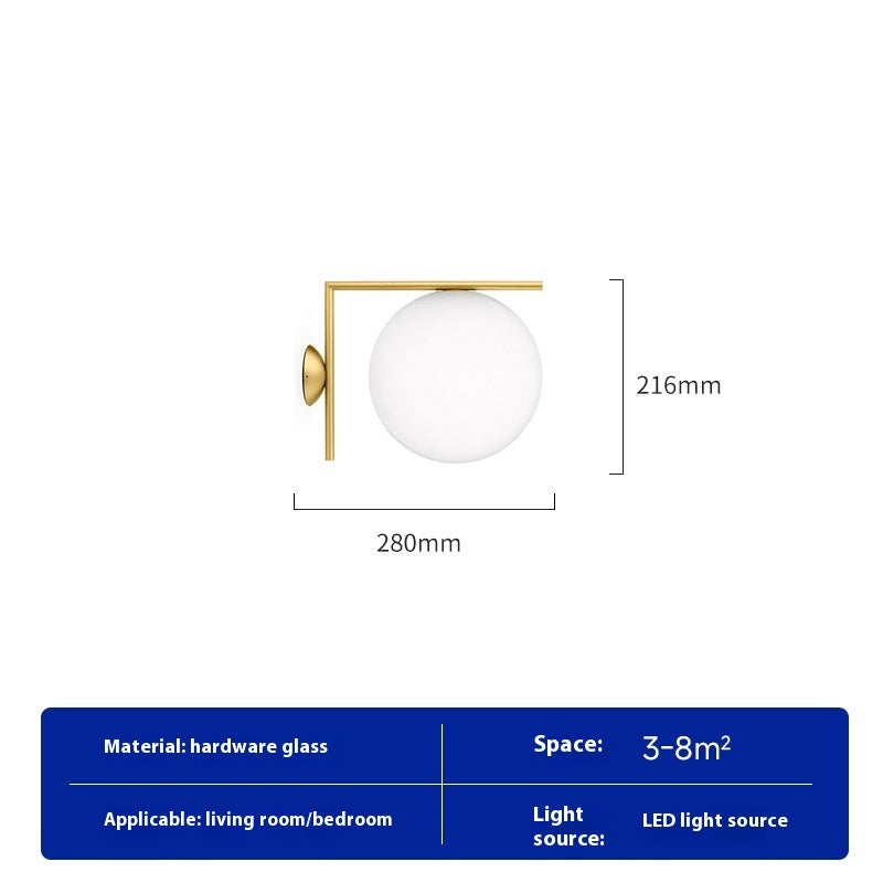 Lampe Murale en Verre