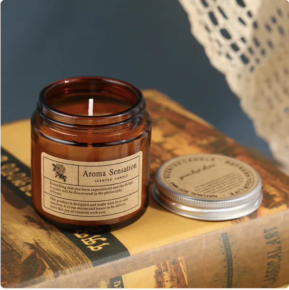 Bougie d’Aromathérapie Marron