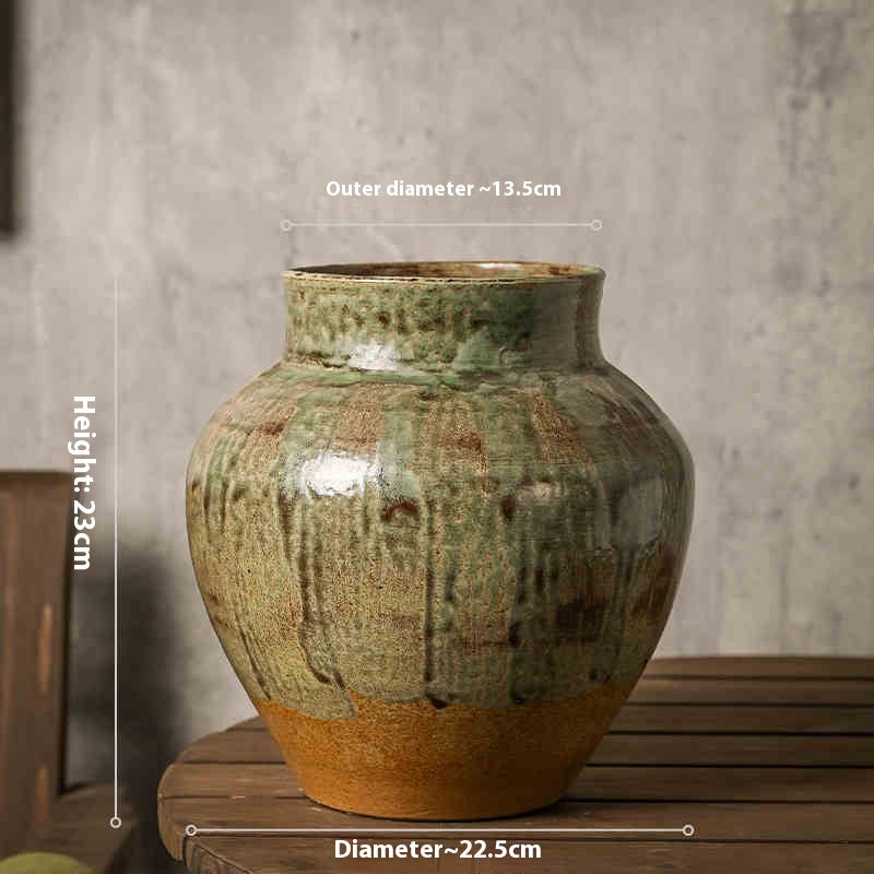 Cache-pot en céramique rétro fait main