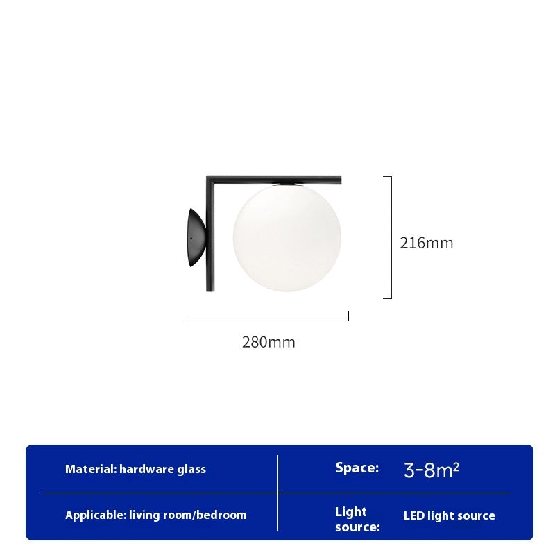 Lampe Murale en Verre