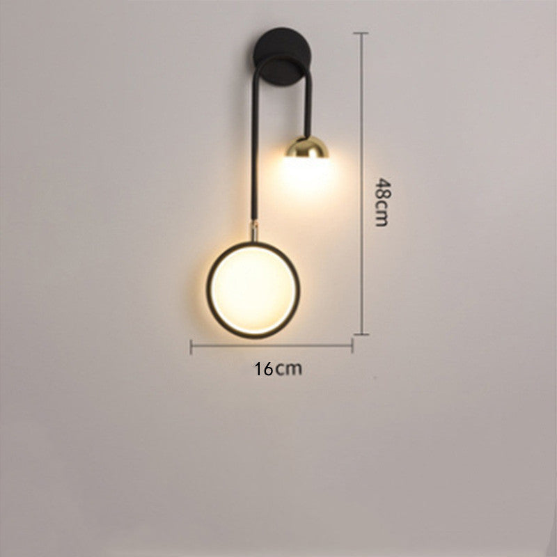Applique Murale Créative Nordique avec Spot LED