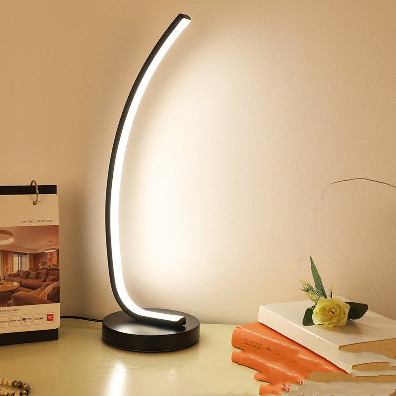 Lampe de Chevet Moderne avec Variations de Couleur