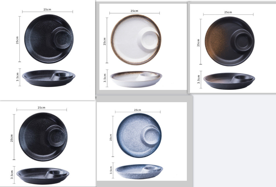 Assiette en Porcelaine Finition Sous-émail