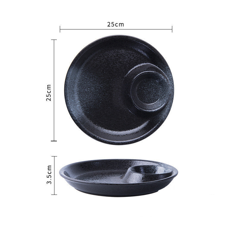 Assiette en Porcelaine Finition Sous-émail