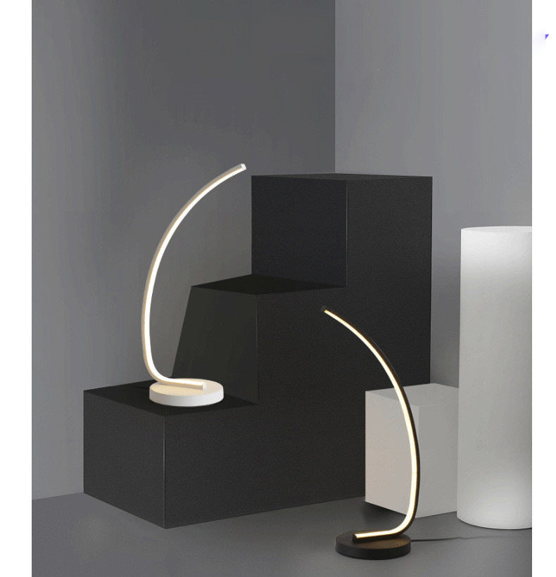 Lampe de Chevet Moderne avec Variations de Couleur