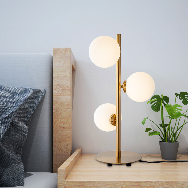 Lampe "Sphère d’Ambre"