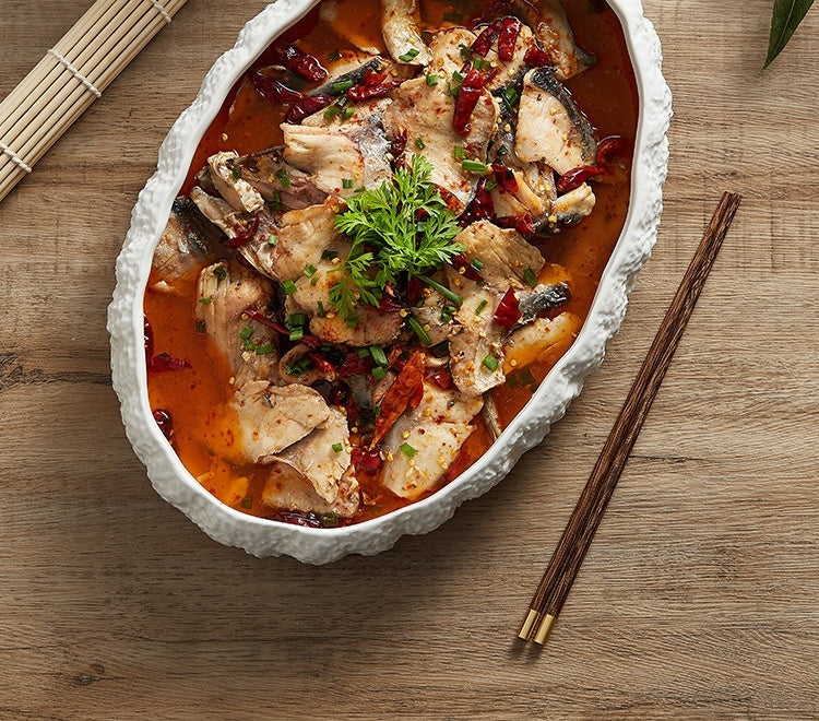 Assiette Creuse en Céramique Imitation Roche