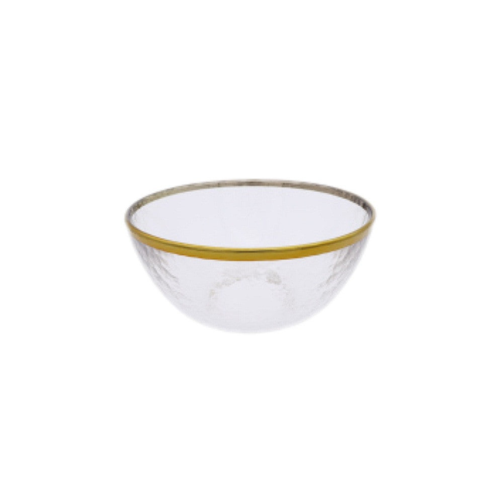 Assiette & Bol en Verre Martelé Arc-en-ciel – Collection Élégante Phnom Penh