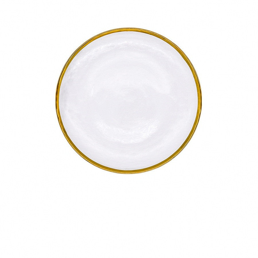 Assiette & Bol en Verre Martelé Arc-en-ciel – Collection Élégante Phnom Penh