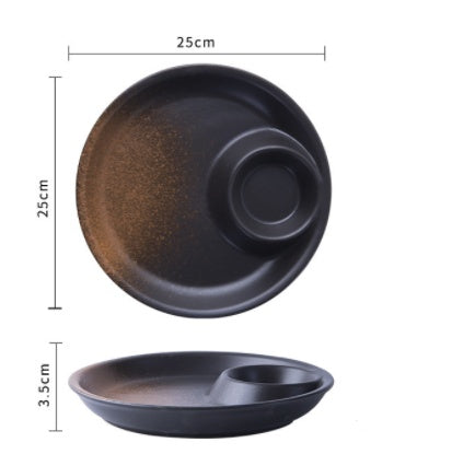 Assiette en Porcelaine Finition Sous-émail