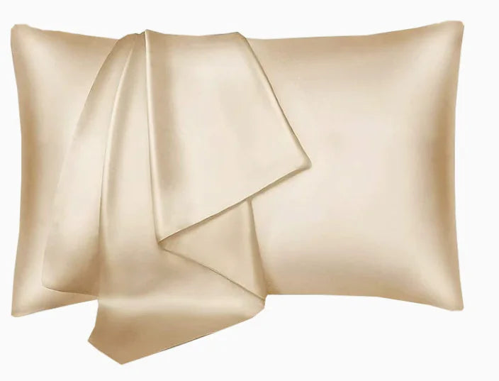 Housse de coussin en satin de soie de luxe