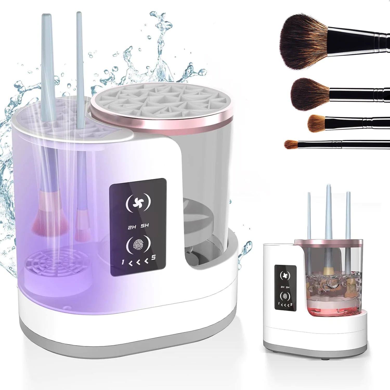 Nettoyeur et Séchoir de Pinceaux de Maquillage Électrique