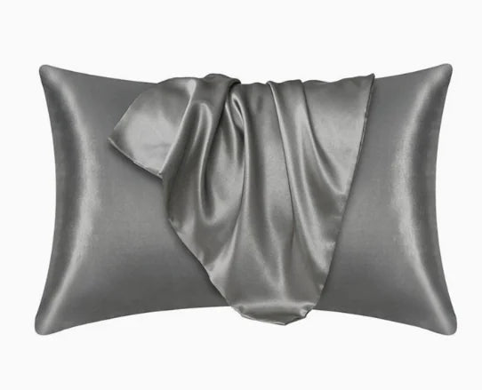 Housse de coussin en satin de soie de luxe