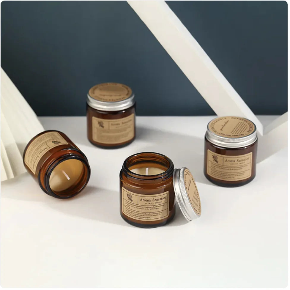 Bougie d’Aromathérapie Marron